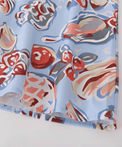 Abstract Fruits Painting Shirt 