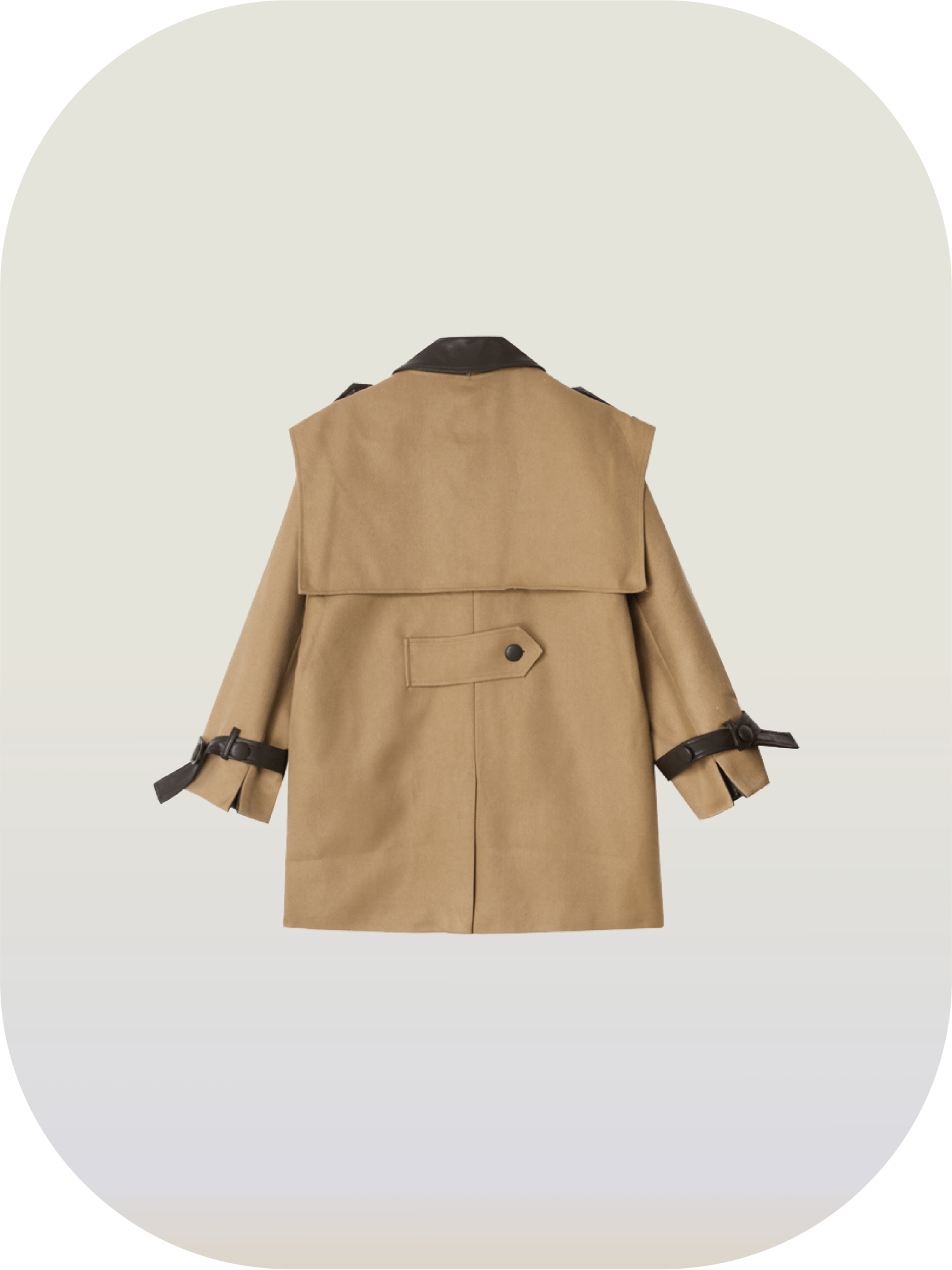 Bi-Color British Trench Coat