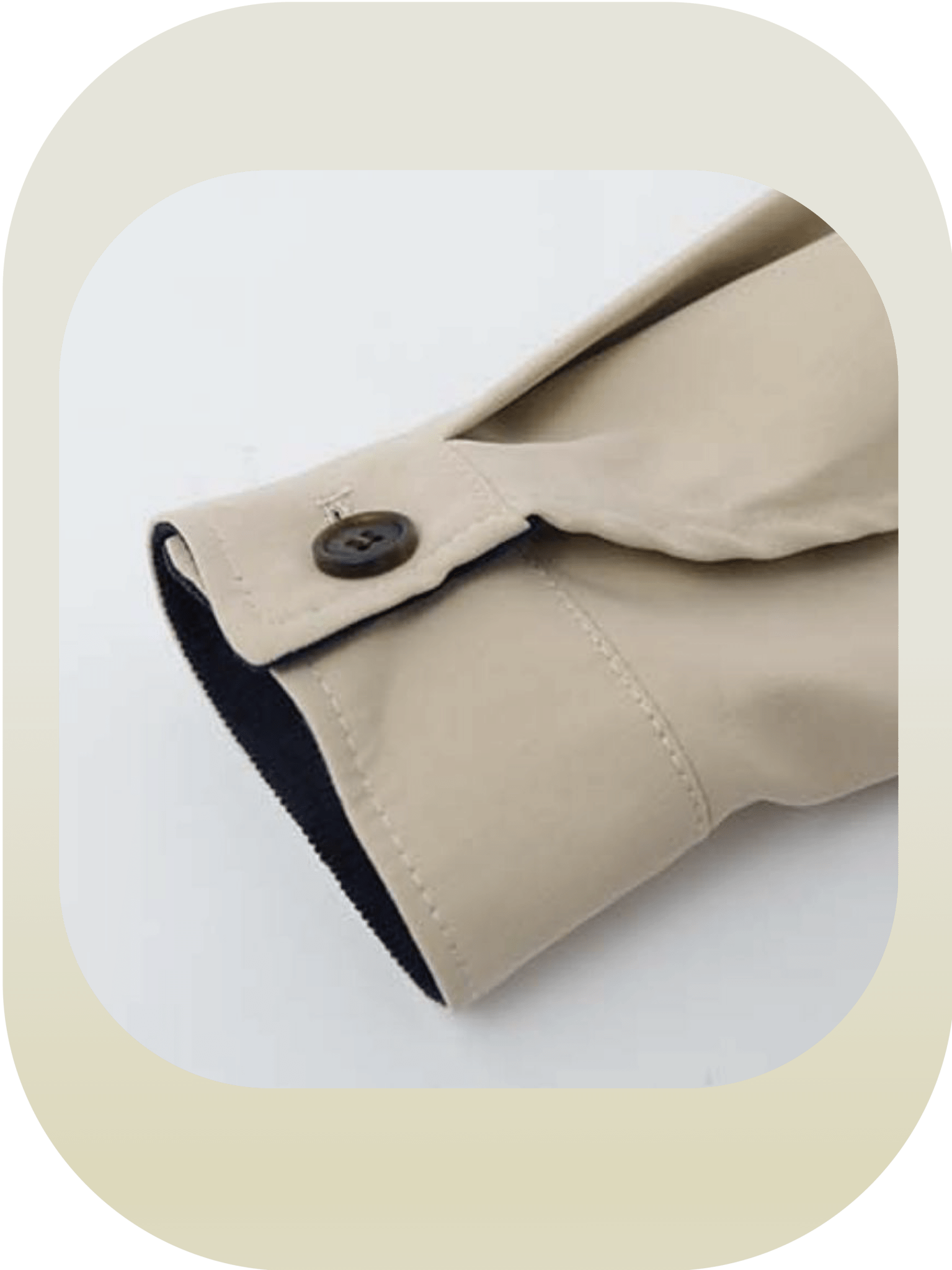 Bi-Color Pocket Trench Coat