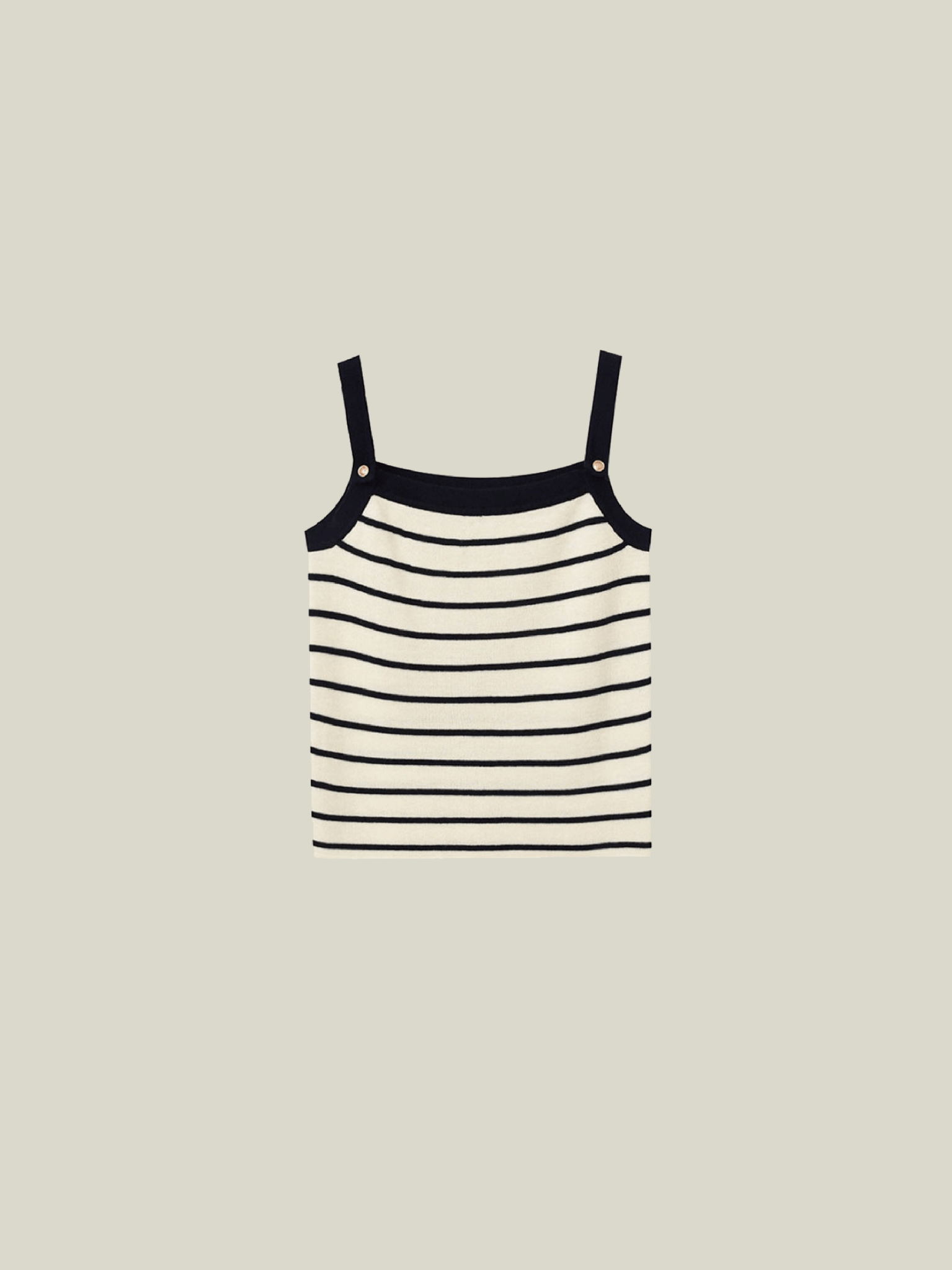 Bicolor Stripe Camisole - LOVE POMME POMME