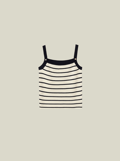 Bicolor Stripe Camisole - LOVE POMME POMME