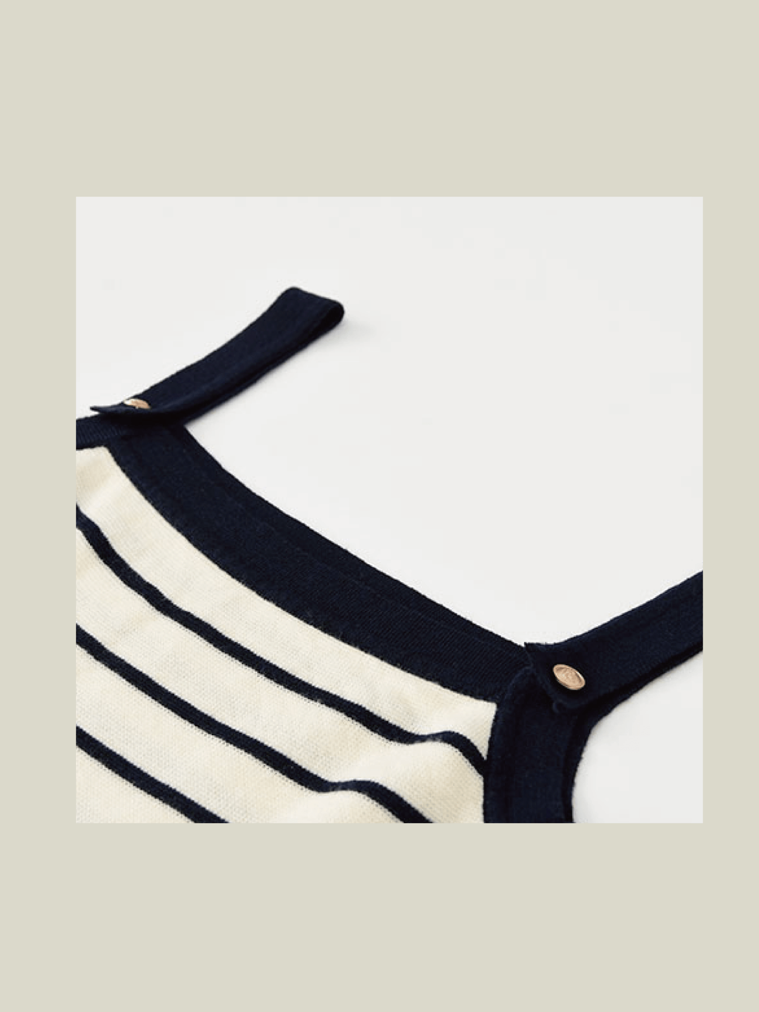 Bicolor Stripe Camisole - LOVE POMME POMME