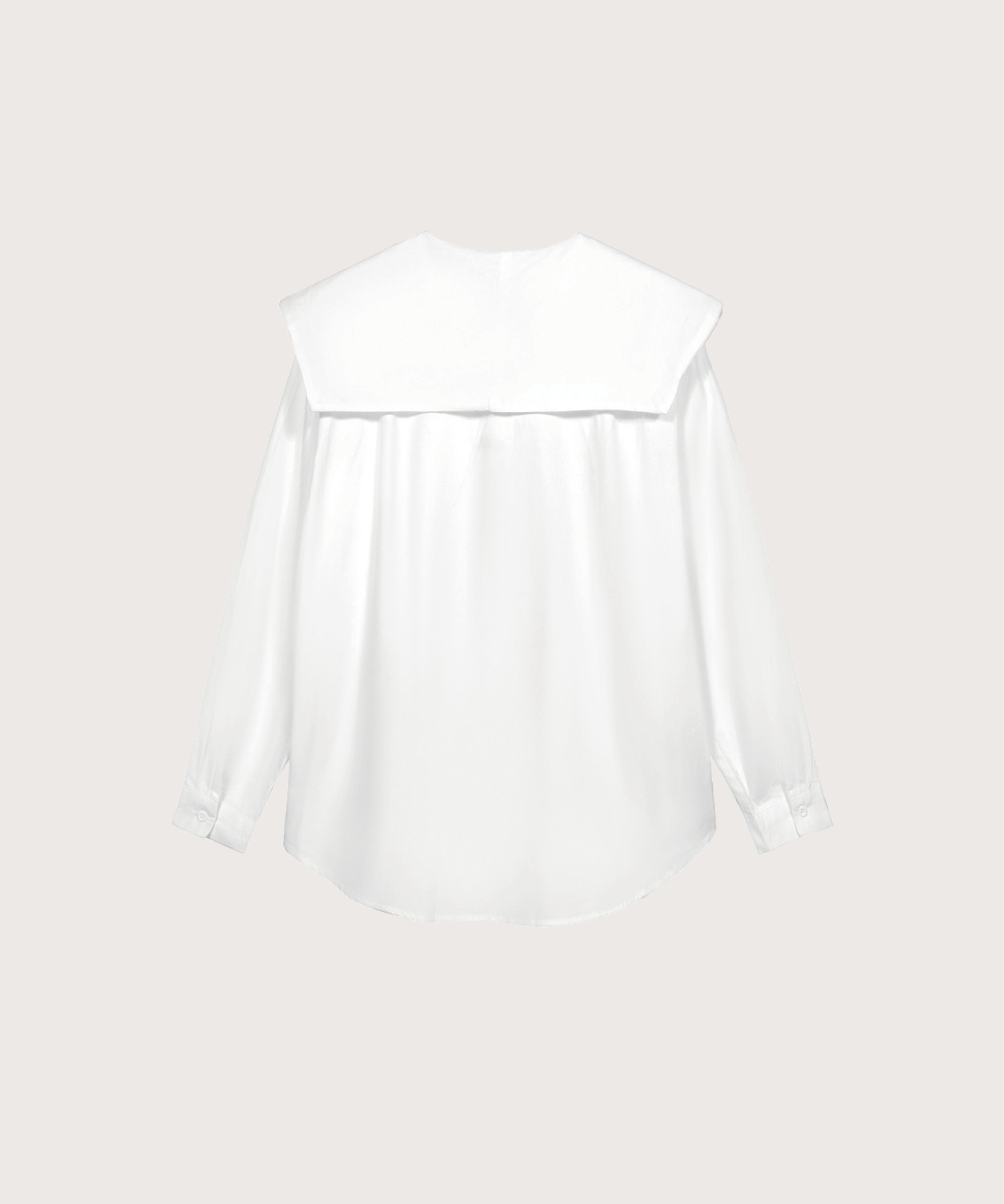 Big Ribbon Collar Shirt. ビッグリボンカラーシャツ - LOVE POMME POMME