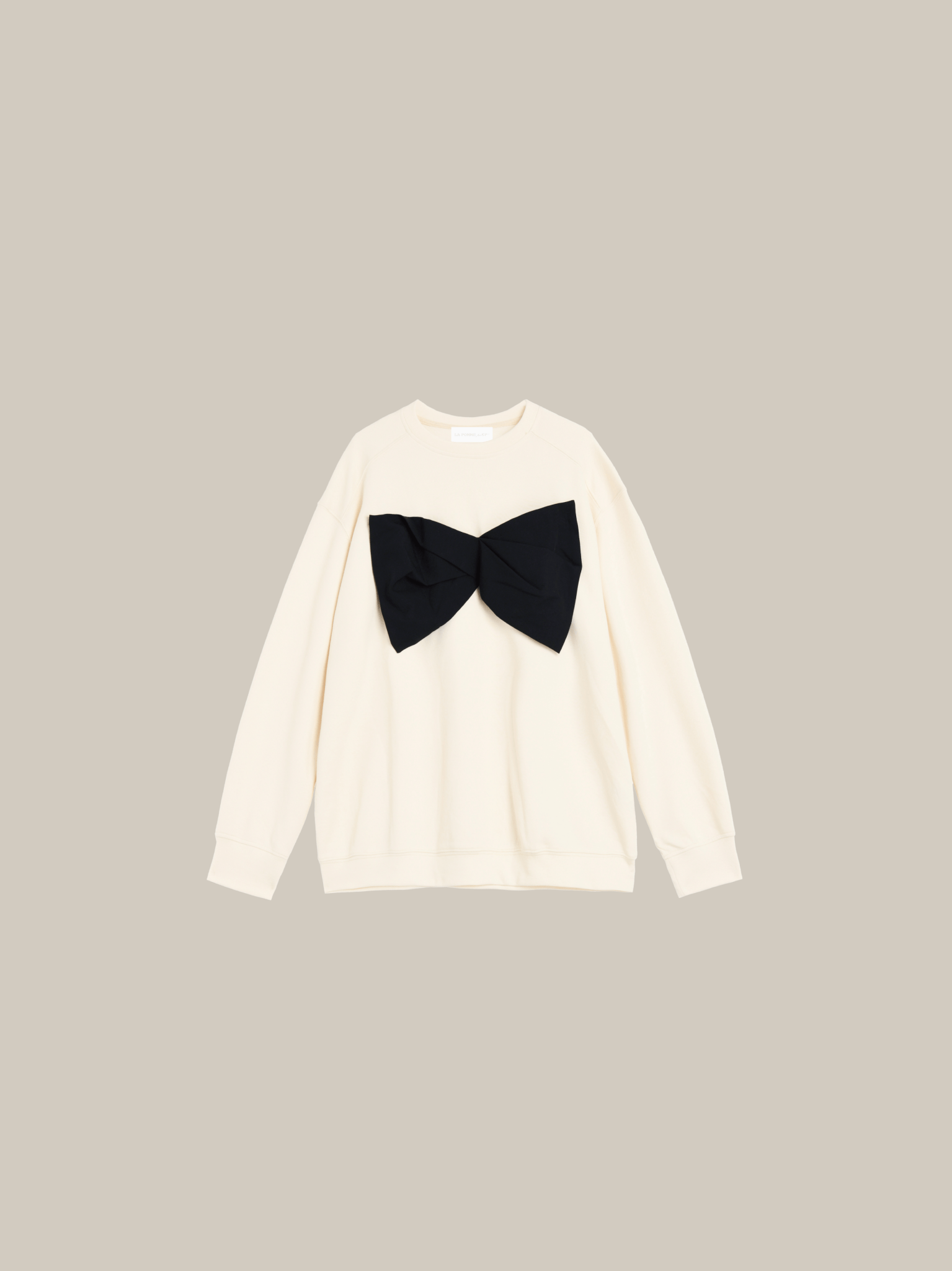 Big Ribbon Sweat Top - LOVE POMME POMME