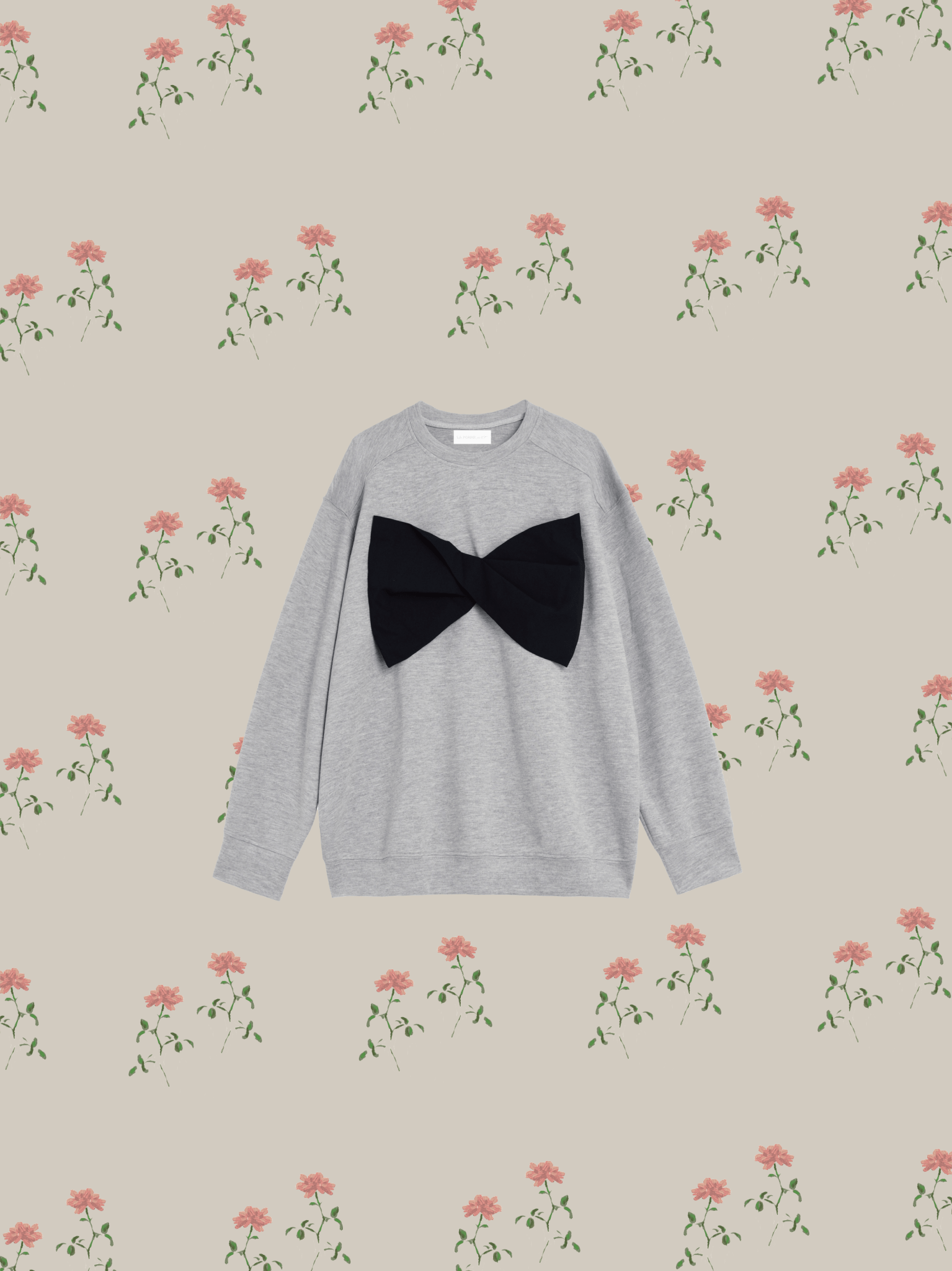 Big Ribbon Sweat Top - LOVE POMME POMME