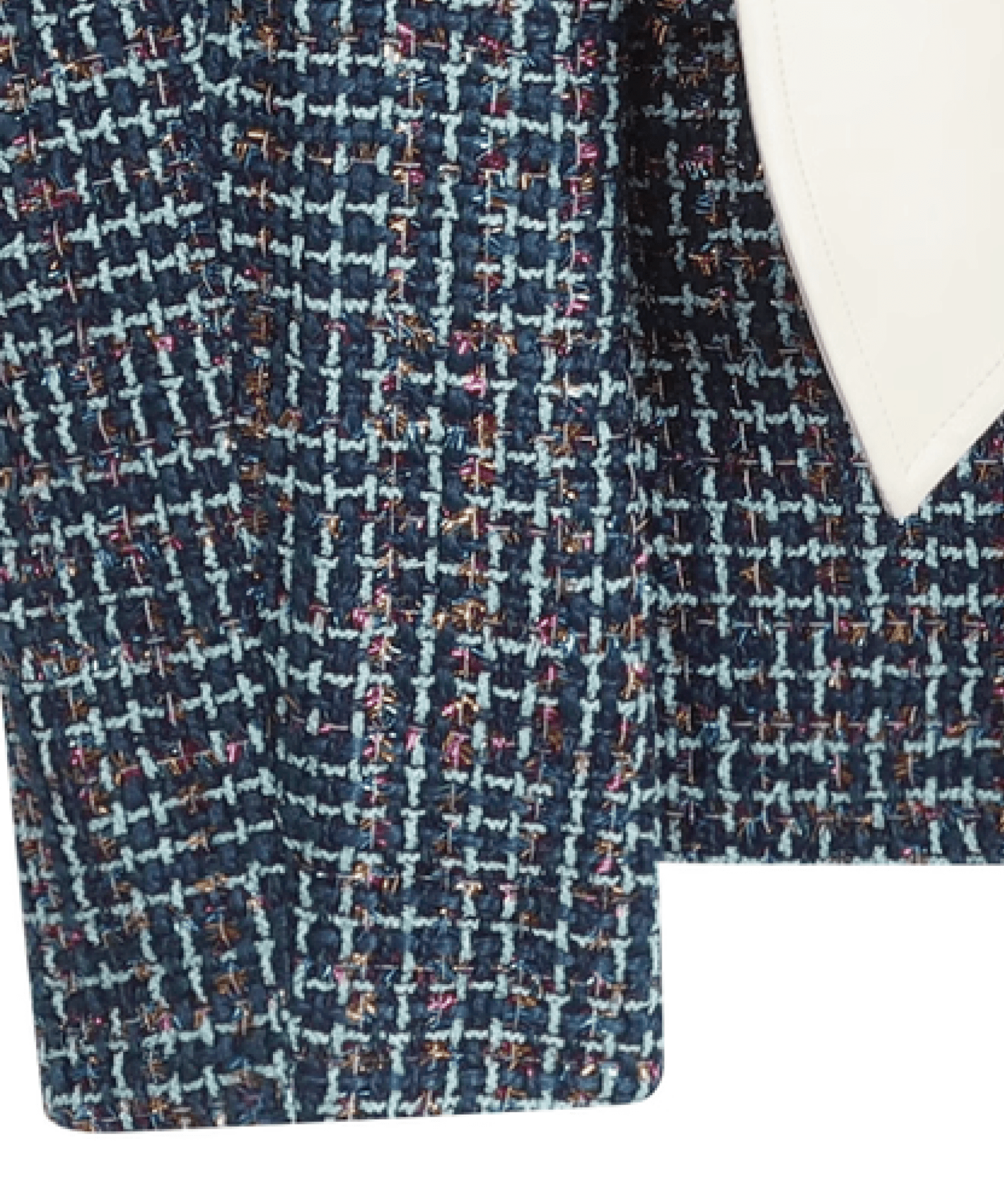 Big Sailor Collar Tweed Jacket ビッグセーラーカラーツイードジャケット - LOVE POMME POMME