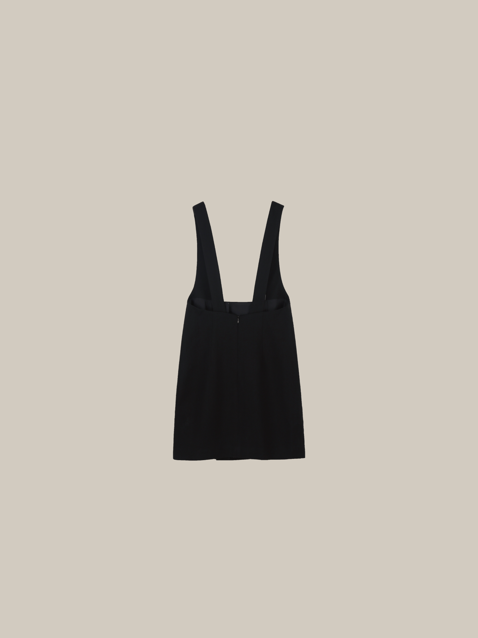Black Mini Salopette Skirt - LOVE POMME POMME