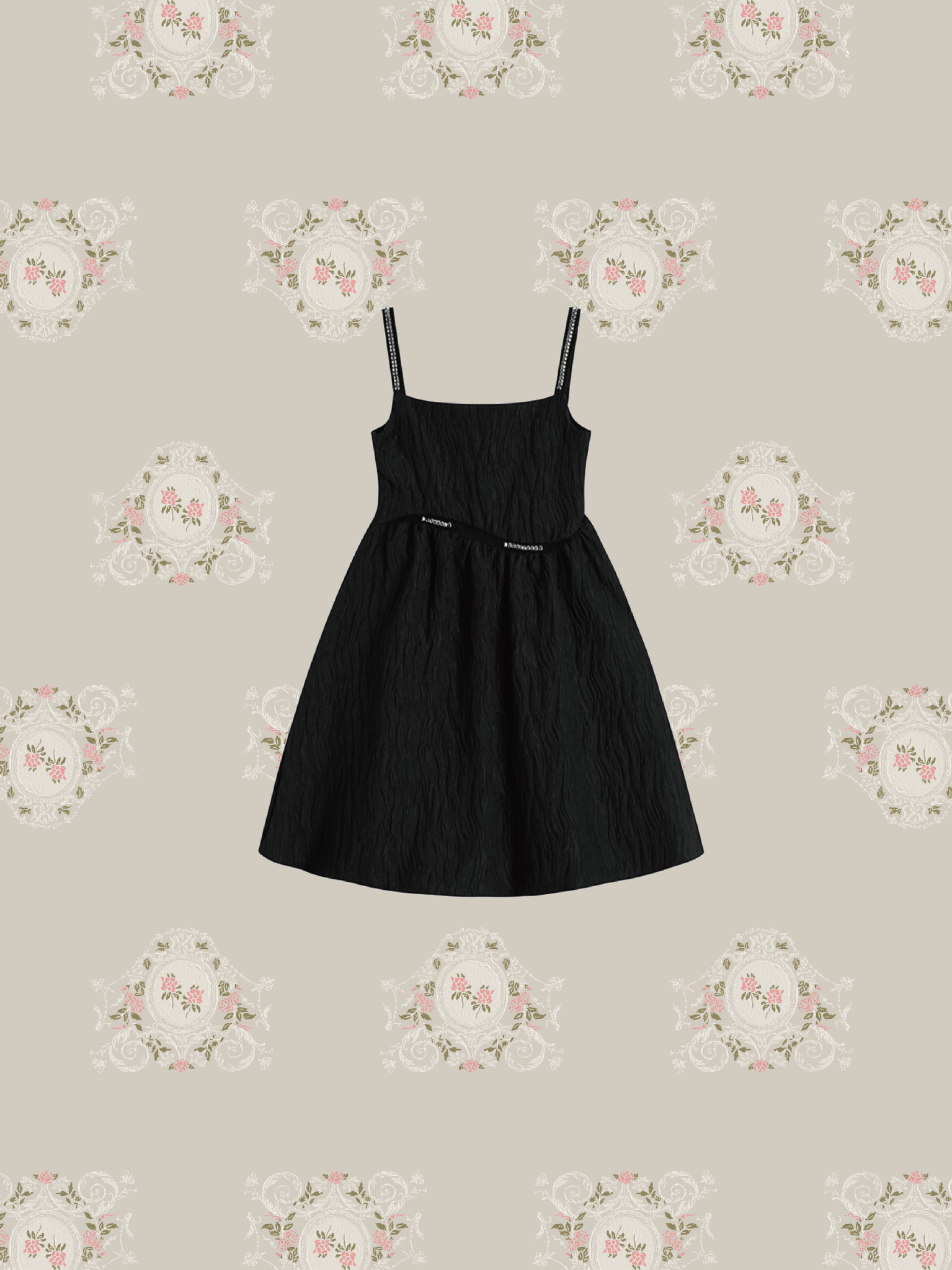 Black Puffy Dress - LOVE POMME POMME