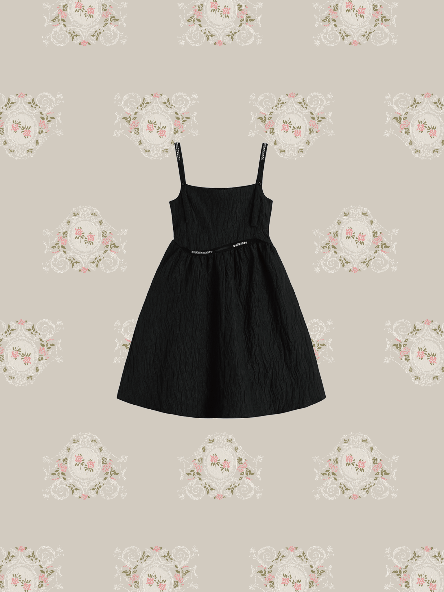 Black Puffy Dress - LOVE POMME POMME