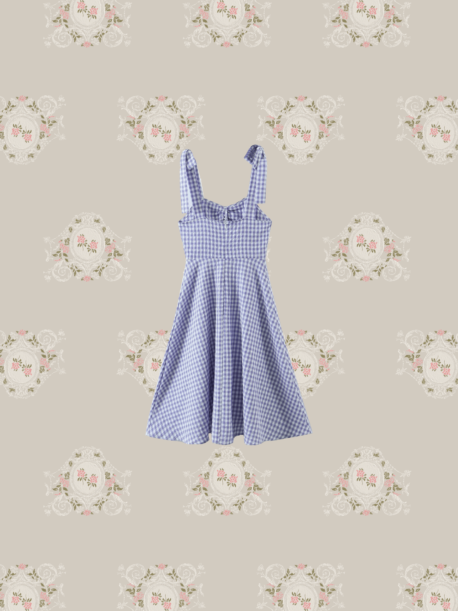 Blue Check Camisole Dress - LOVE POMME POMME