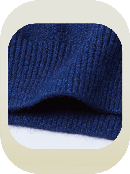 Blue Gradient Flower Knit - LOVE POMME POMME