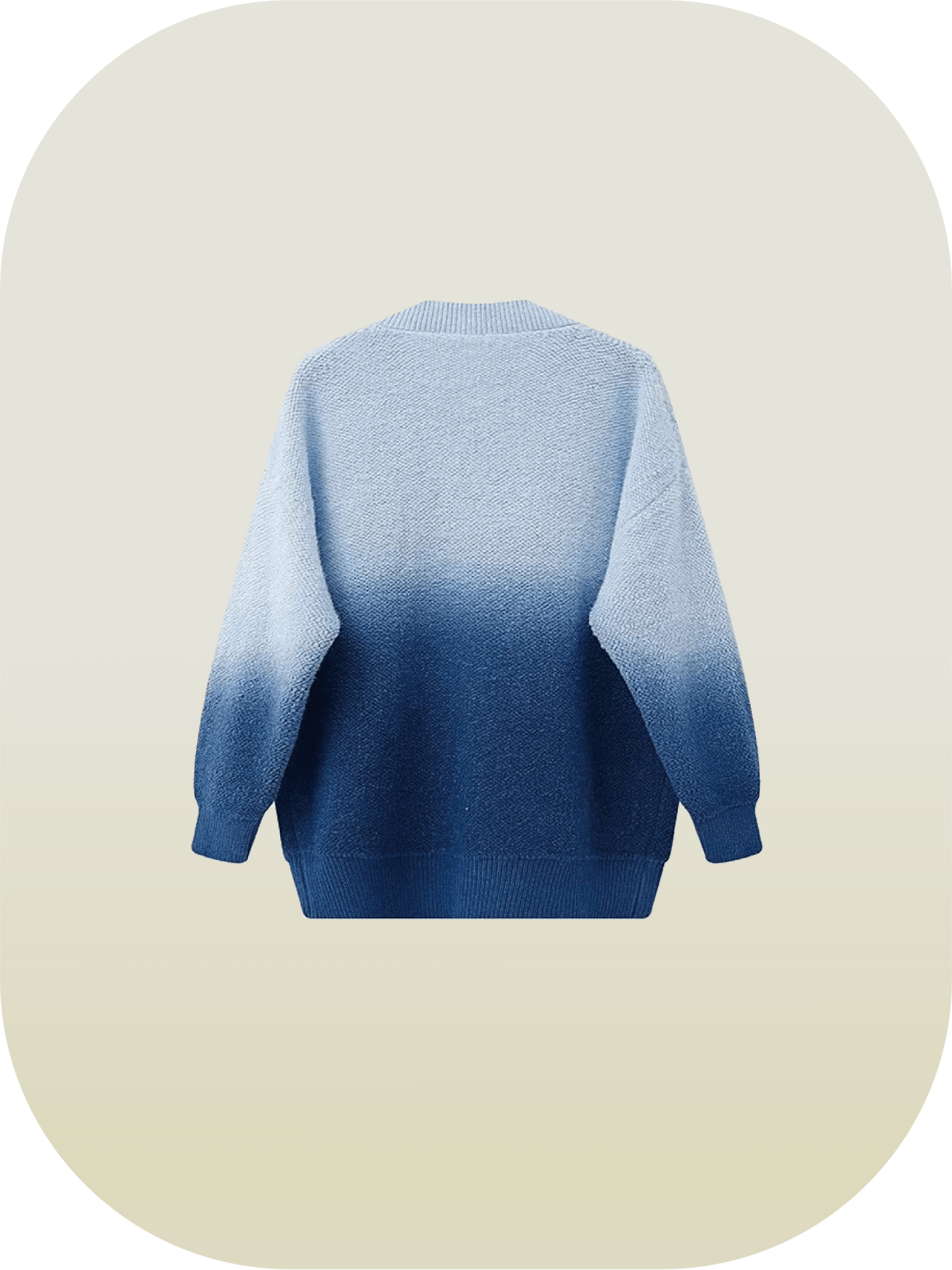 Blue Gradient Flower Knit - LOVE POMME POMME