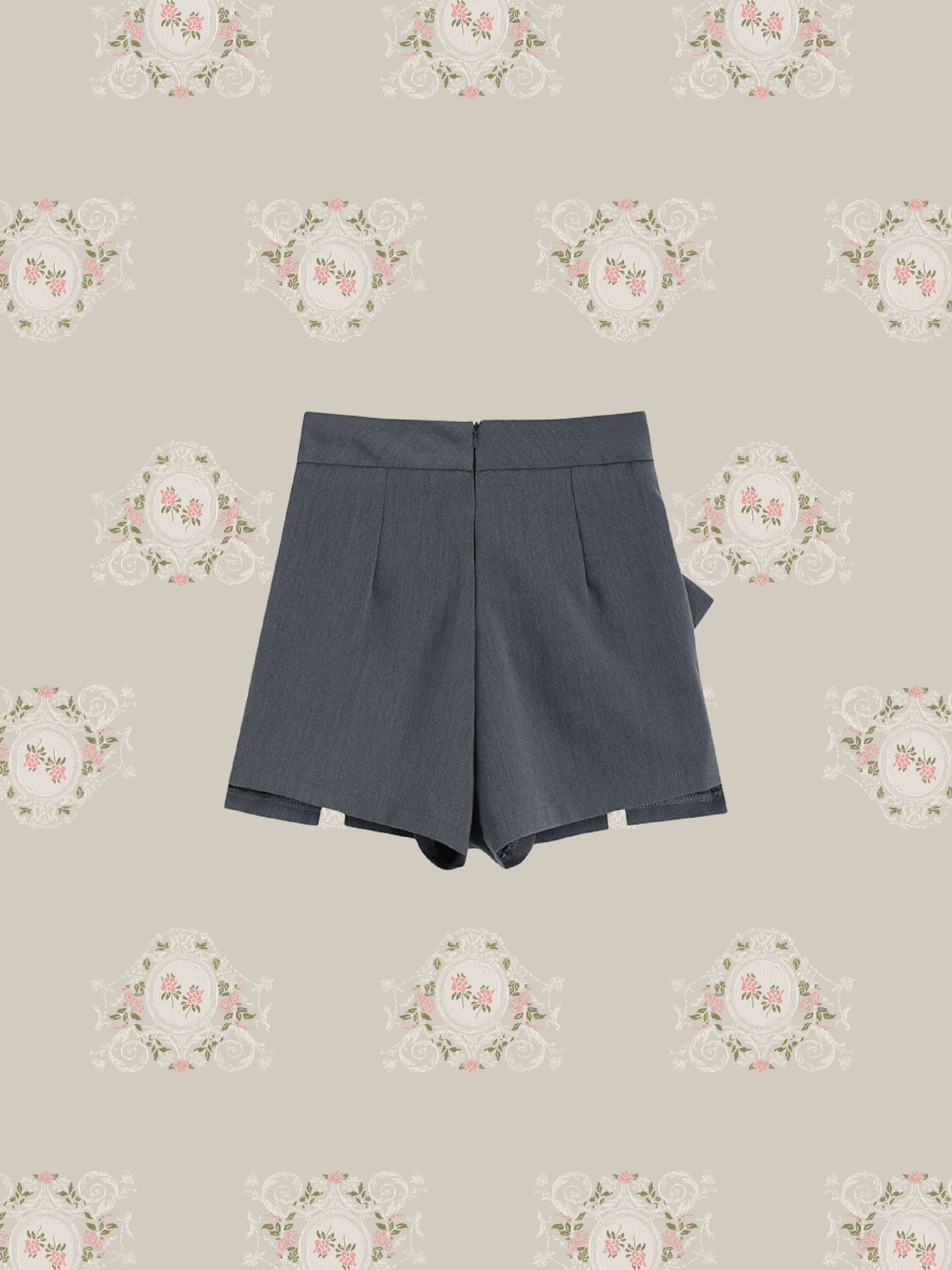 Bow Pleated Bottom Pants - LOVE POMME POMME