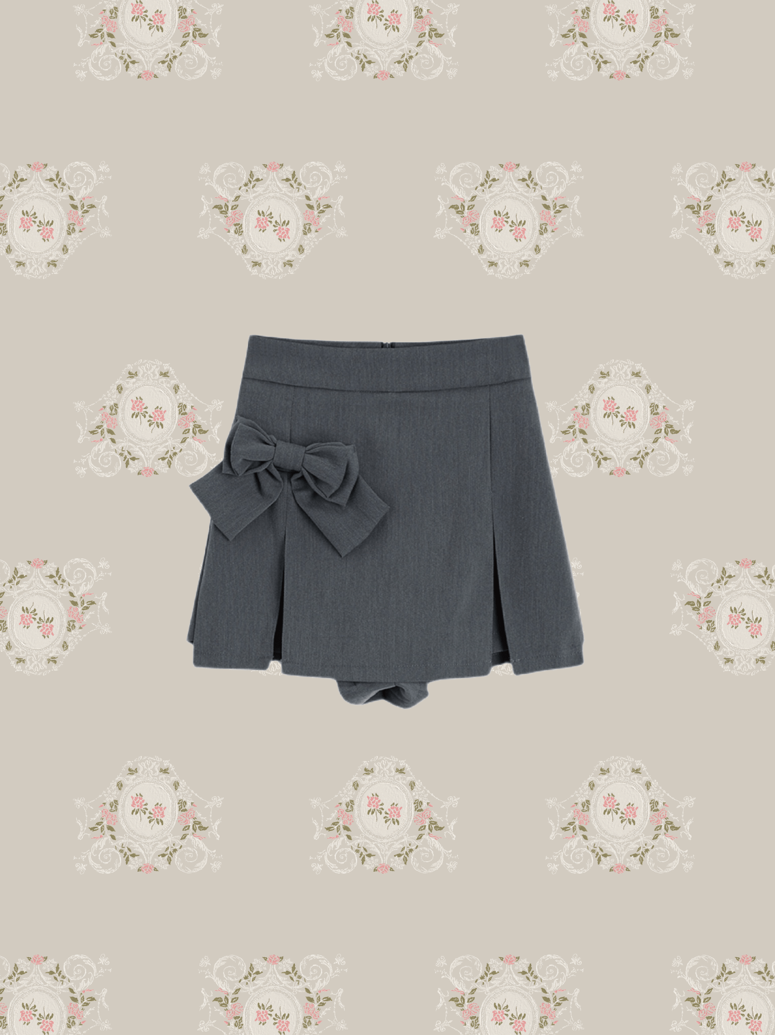 Bow Pleated Bottom Pants - LOVE POMME POMME