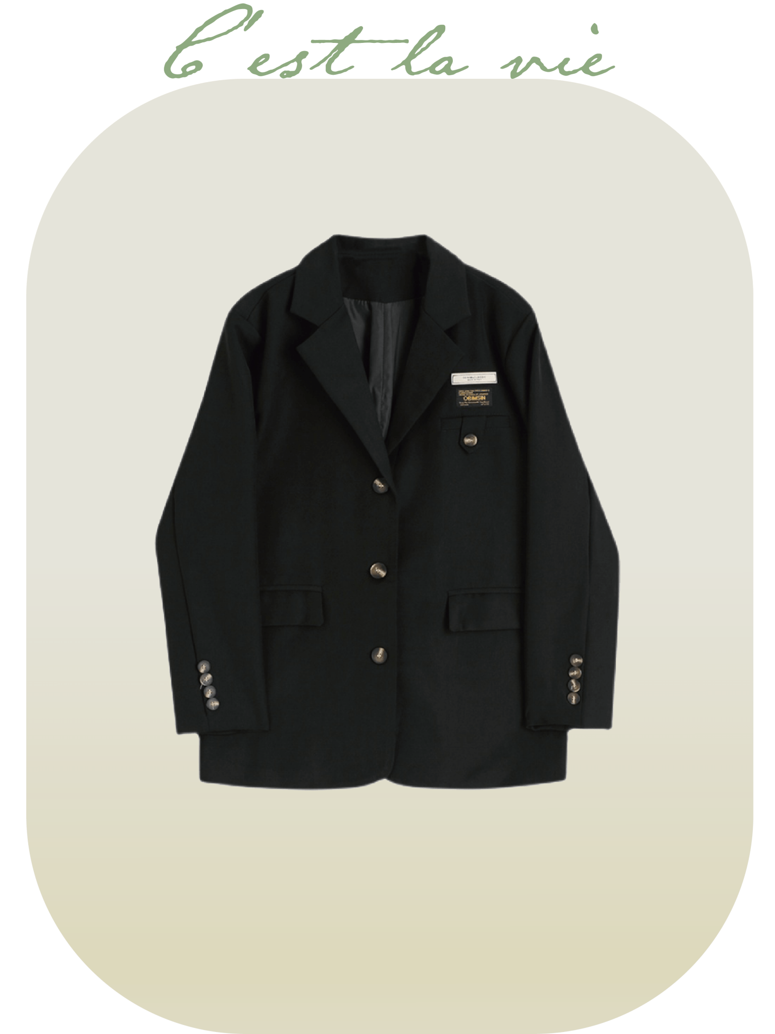 British Pocket Jacket - LOVE POMME POMME