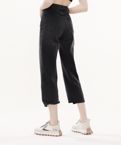 Brushed Vintage Loose-fitting Dad Jeans - LOVE POMME POMME