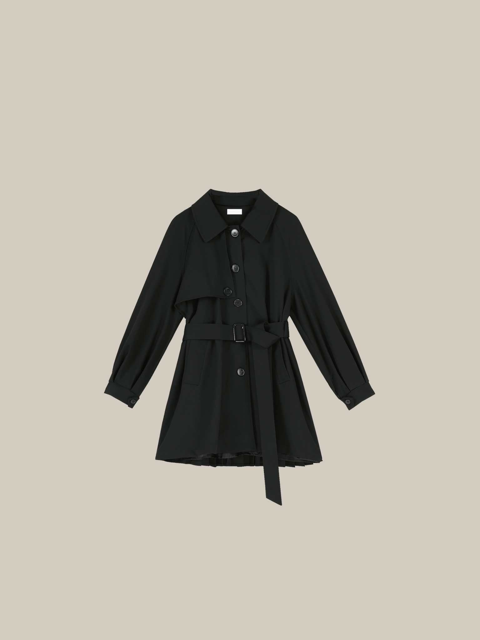 Casual Mid-Length Trench Coat