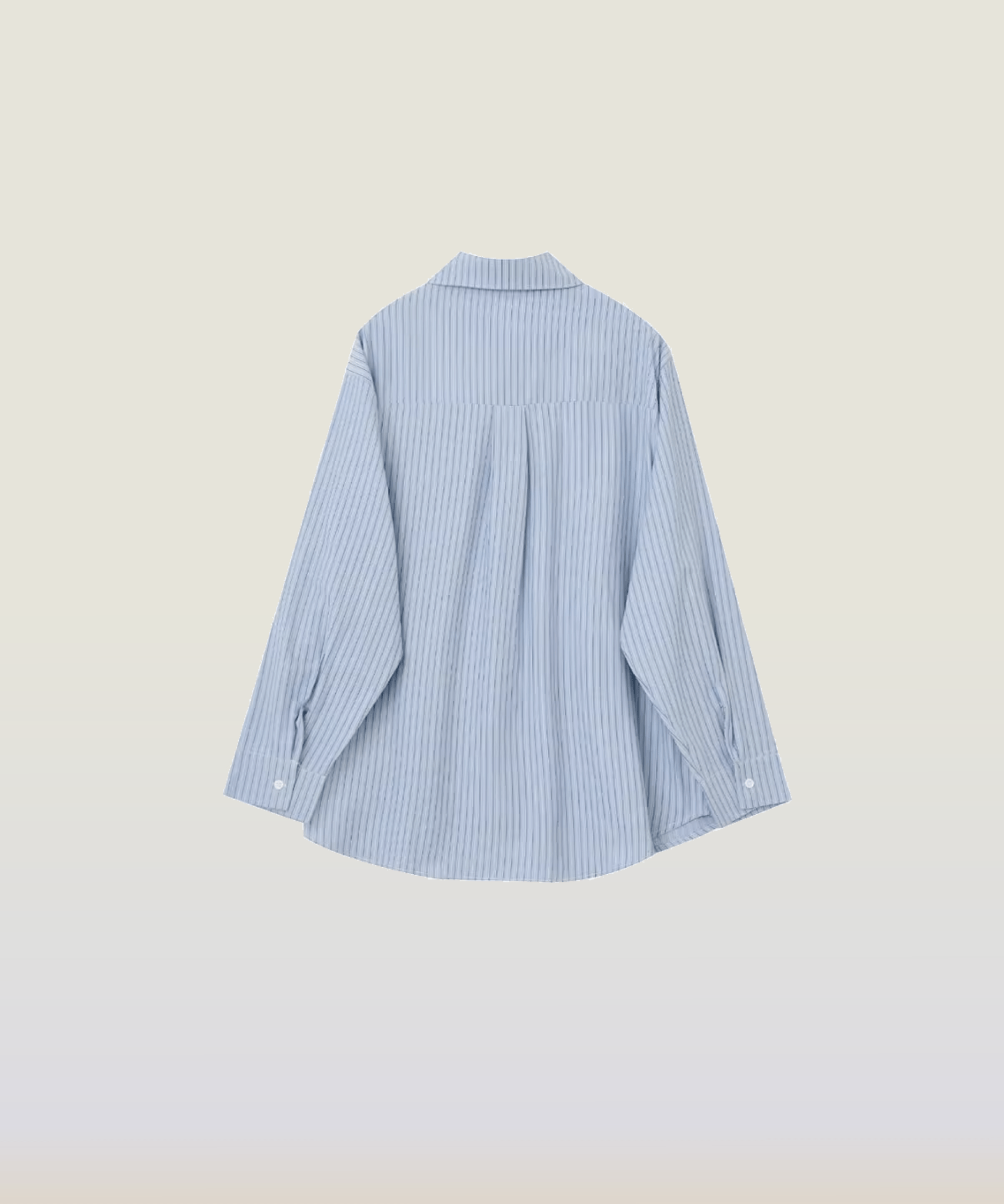 Causal Blue Cottony Shirt - LOVE POMME POMME