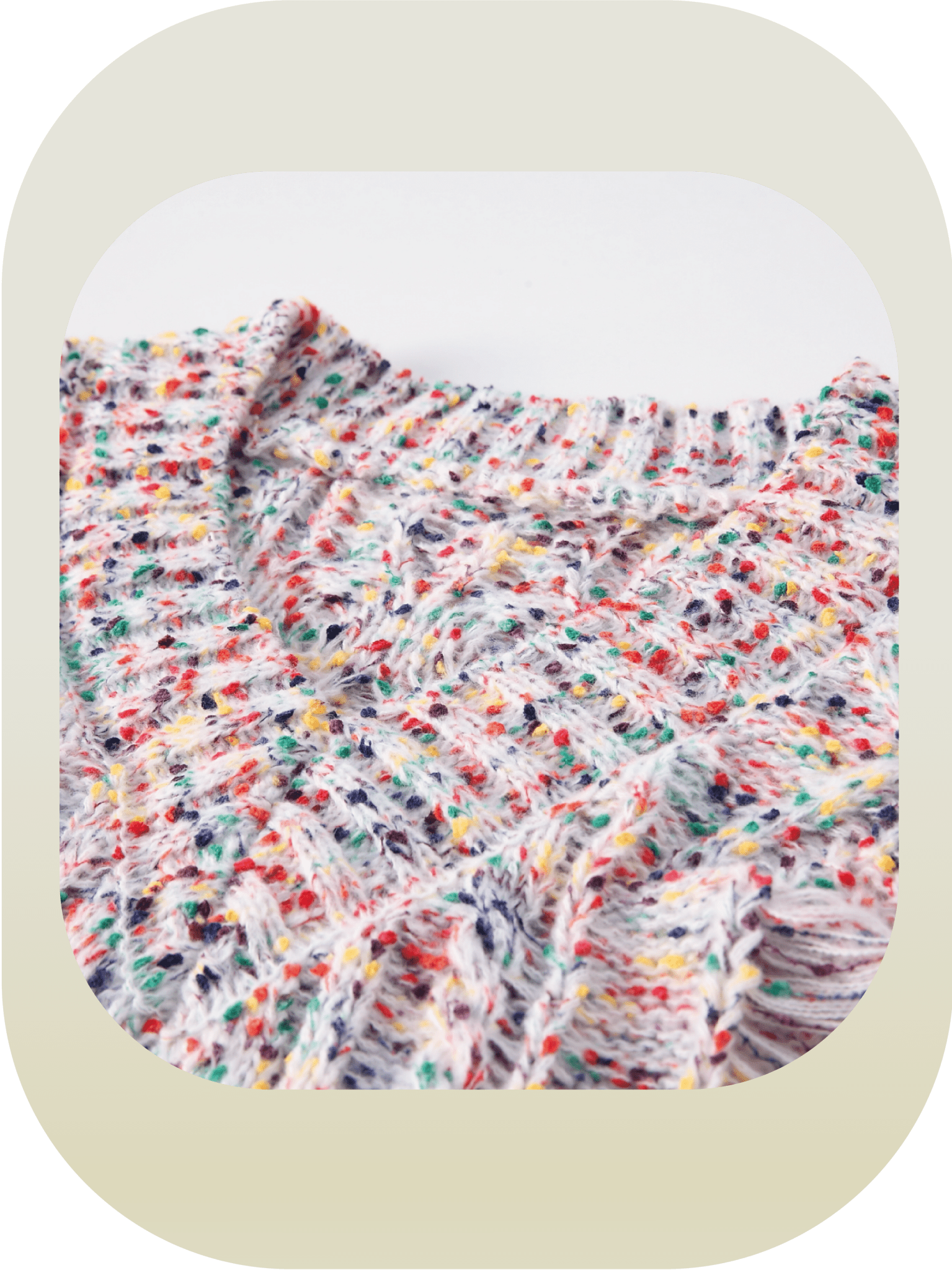 Cheerful Mix Pullover Sweater 