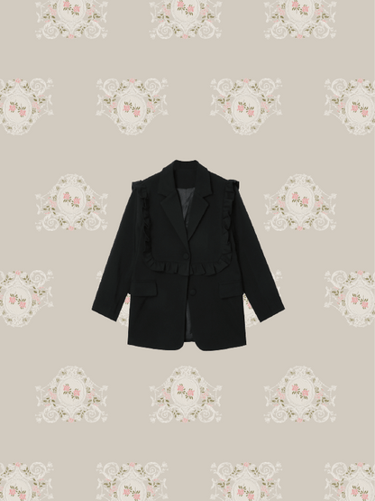 Chic Frill Collar Jacket 