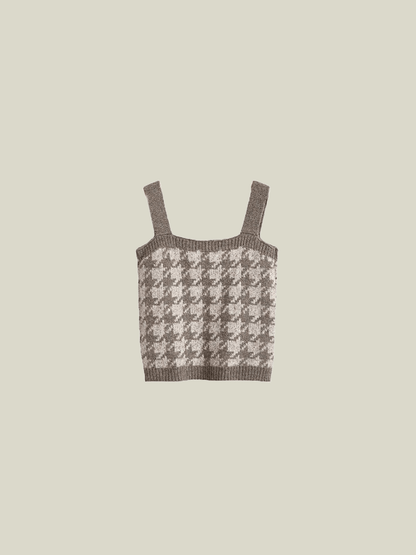 Chidori Knit Camisole Set-Up 