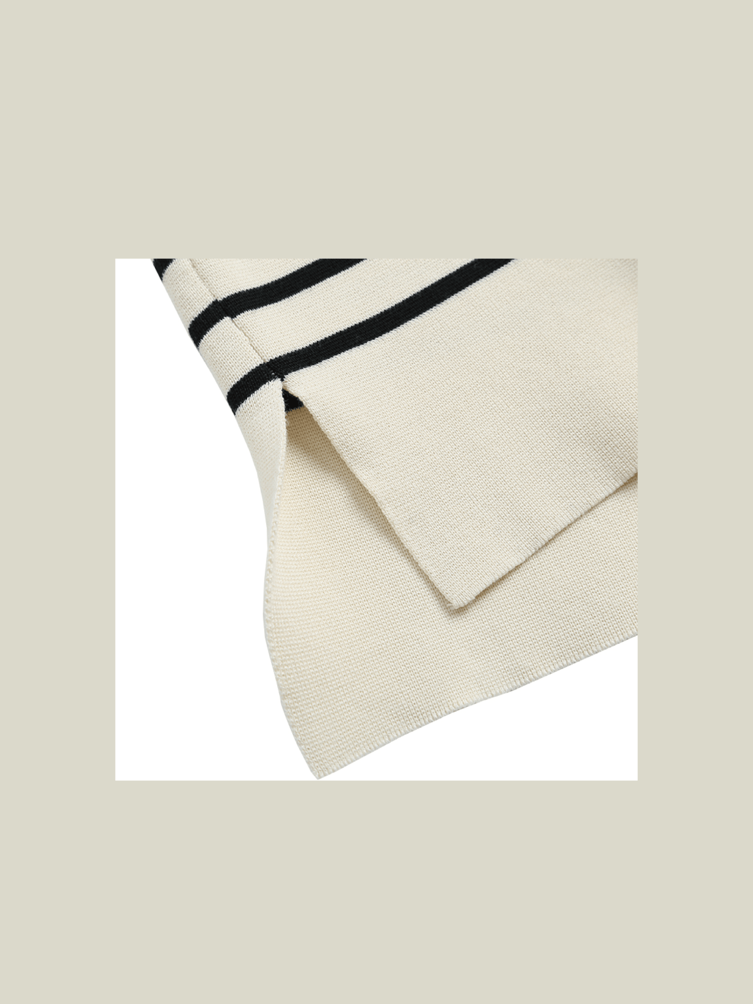 Collared Breton Stripe Knit