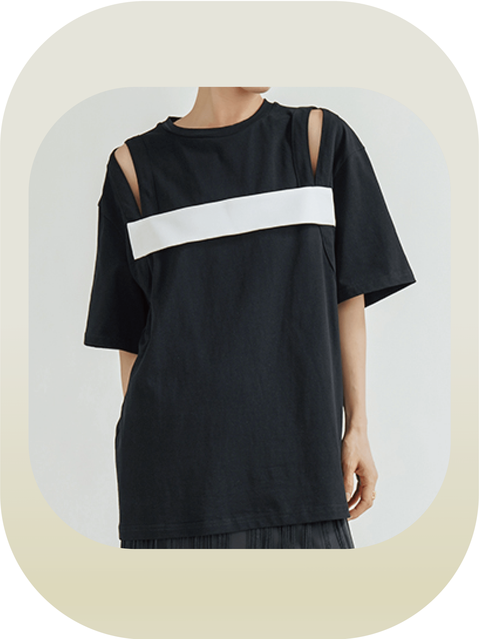 Cotton Bicolor Tee