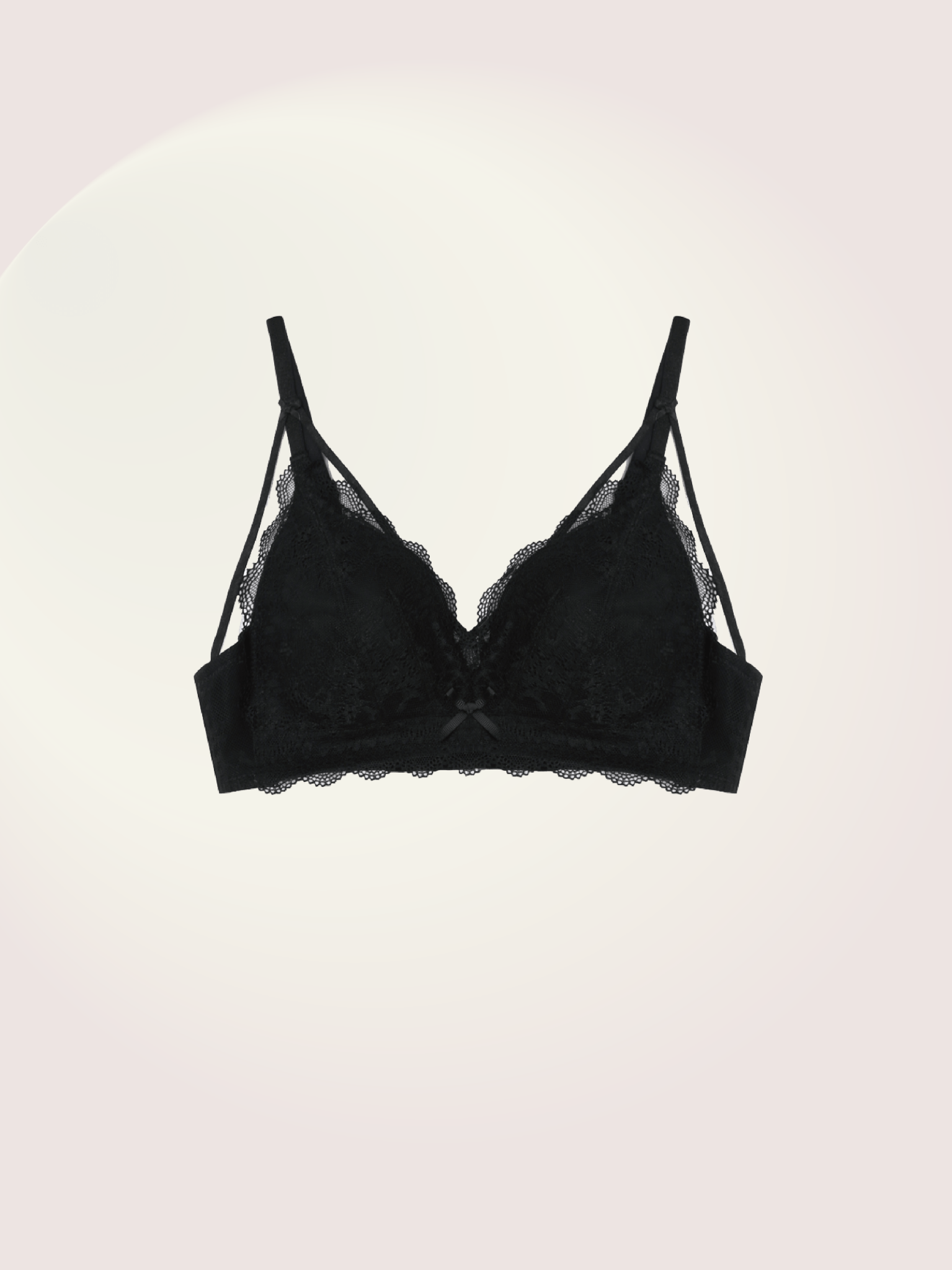 Crossed Ribbon Bra - LOVE POMME POMME