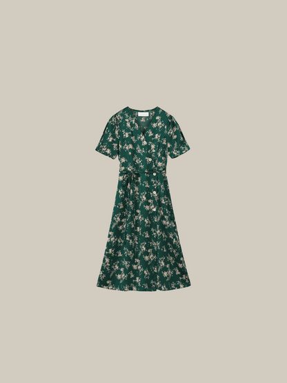 Curved Button Garden Dress - LOVE POMME POMME