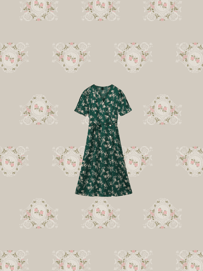 Curved Button Garden Dress - LOVE POMME POMME