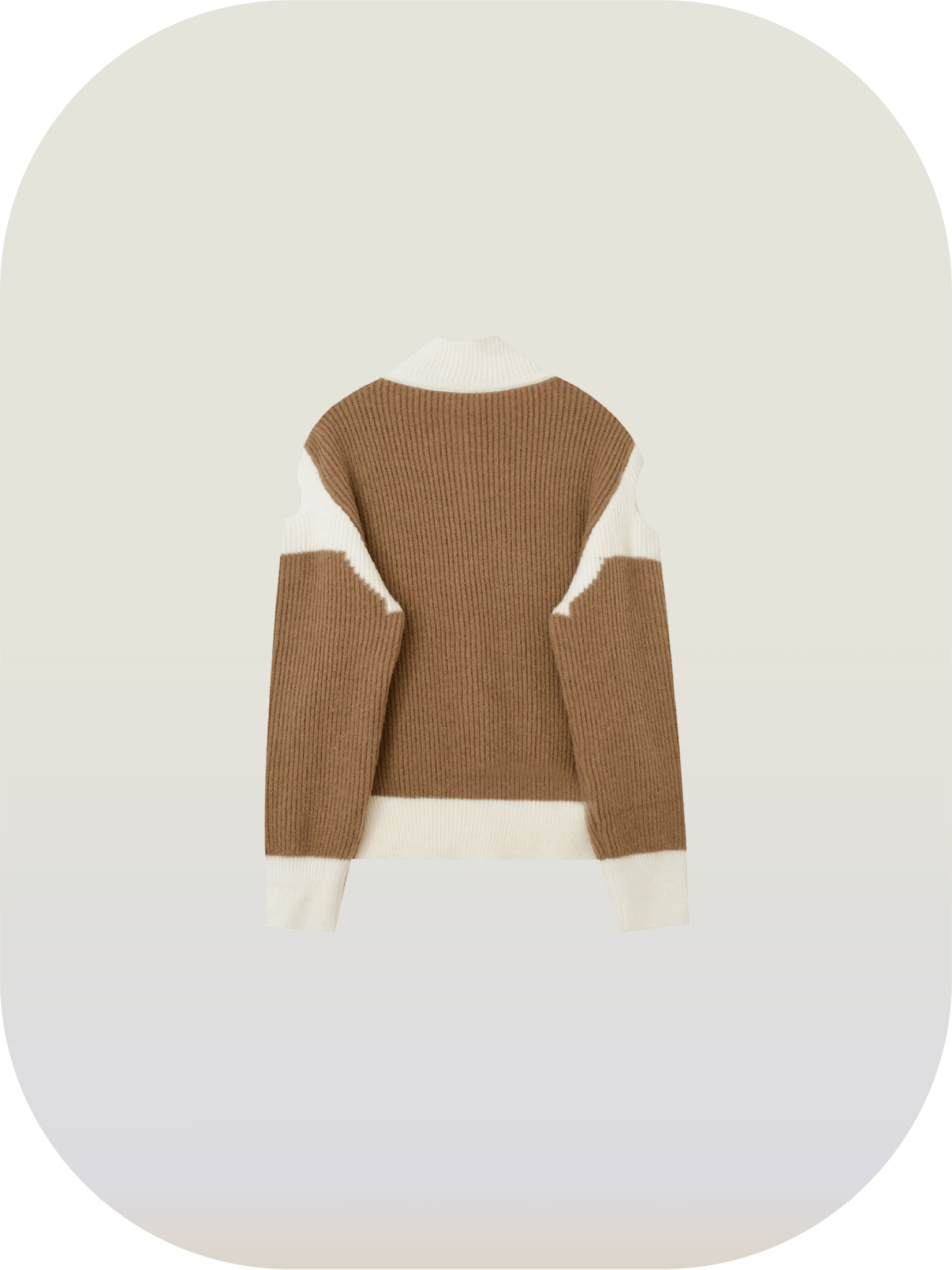 Cut Off Baseball Knit Cardigan - LOVE POMME POMME