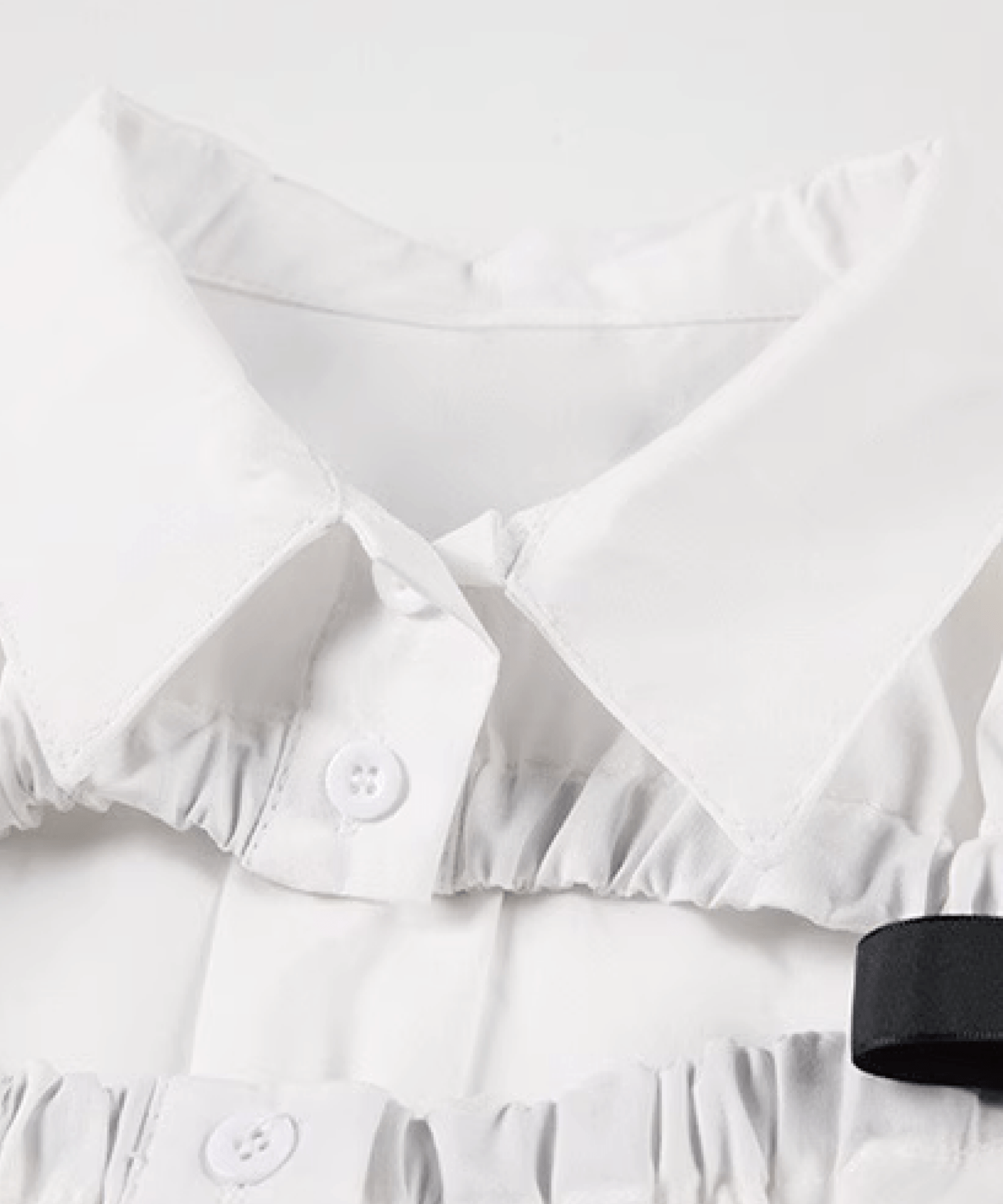 Cut Off Ribbon Shirt. カットオフリボンシャツ - LOVE POMME POMME