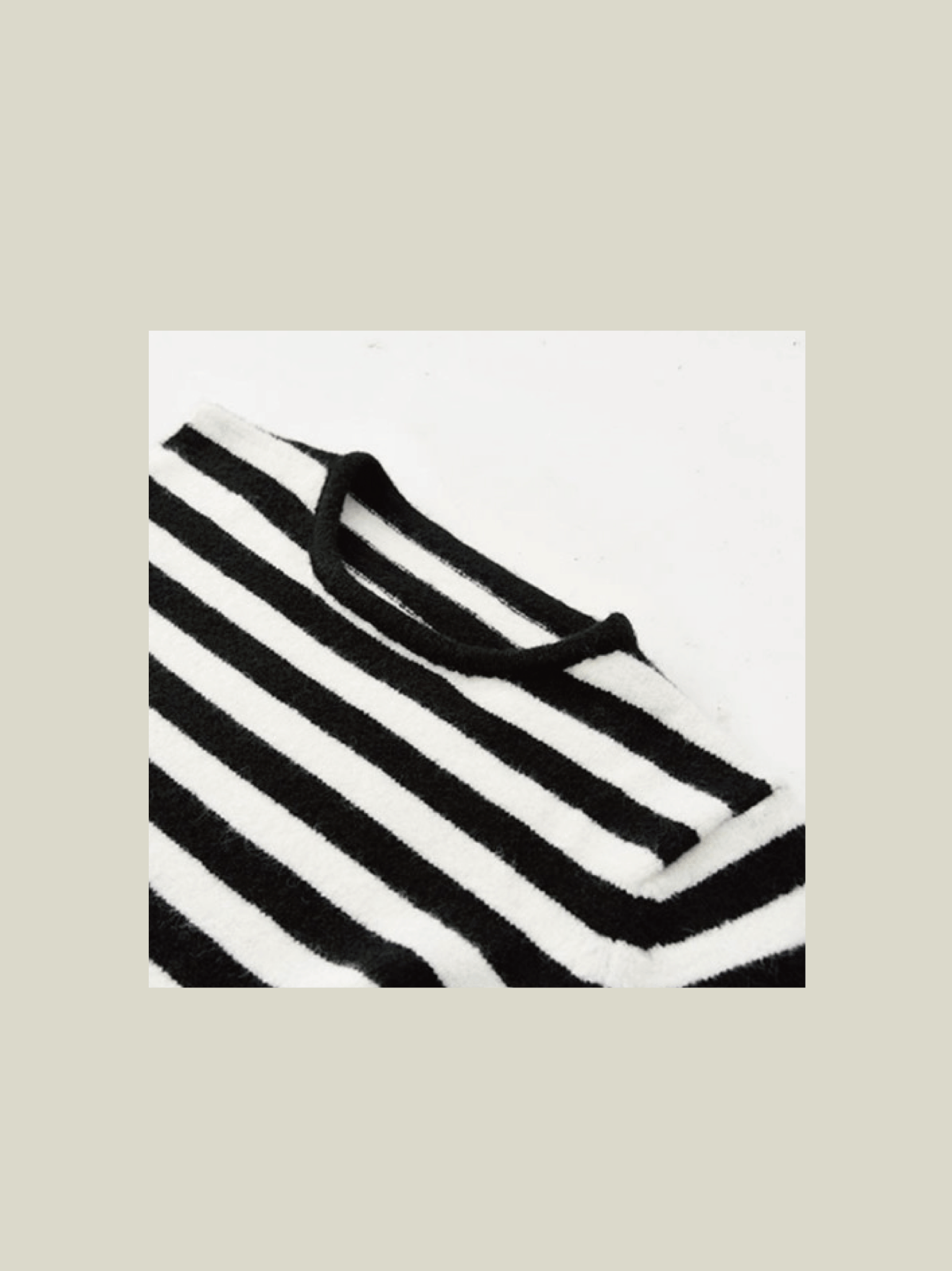 Cut-Out Stripe Knit - LOVE POMME POMME