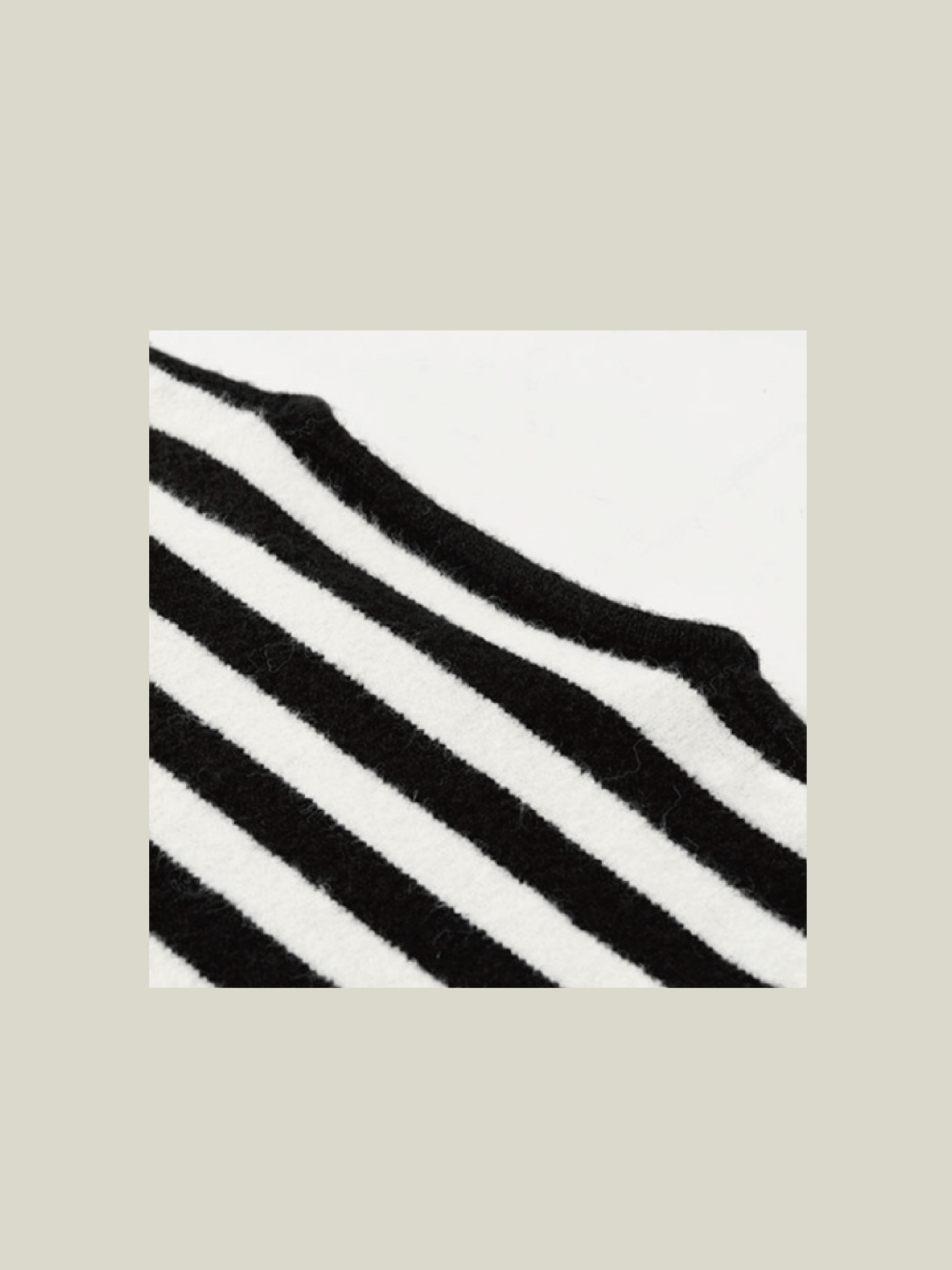 Cut-Out Stripe Knit - LOVE POMME POMME