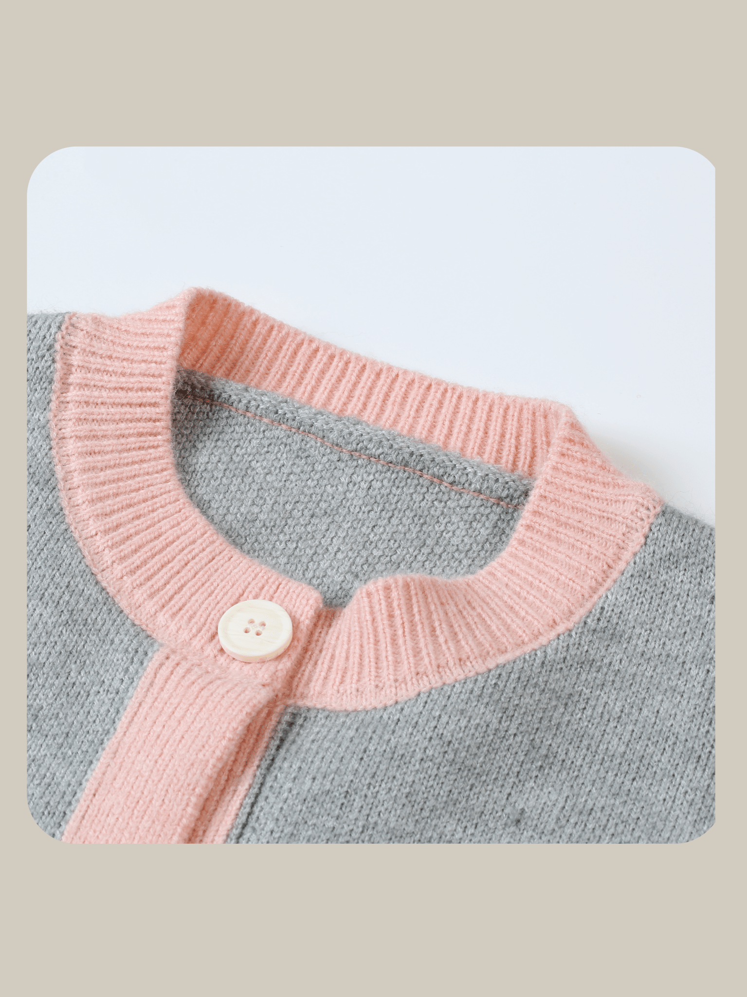 Cute Figure Deco Knit Cardigan - LOVE POMME POMME