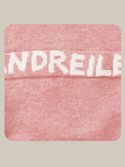 Cute Peach Embroidered Knit - LOVE POMME POMME