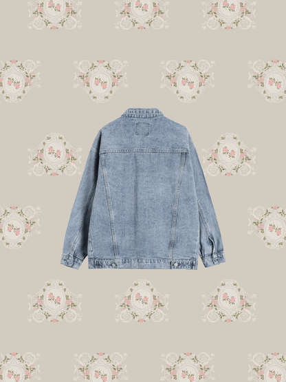 Denim Biker Jacket - LOVE POMME POMME