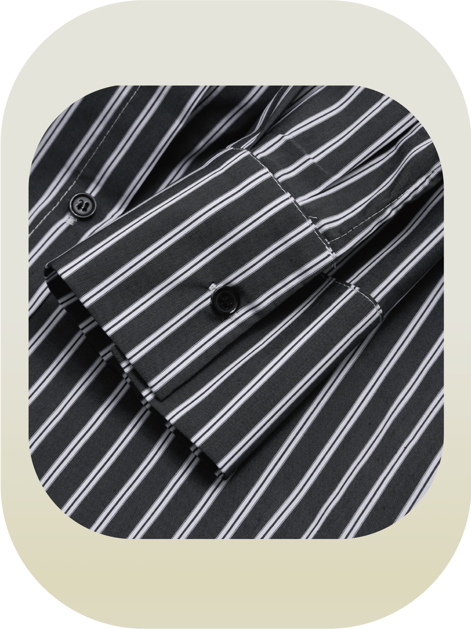 Denim Patchwork Stripe Shirt - LOVE POMME POMME