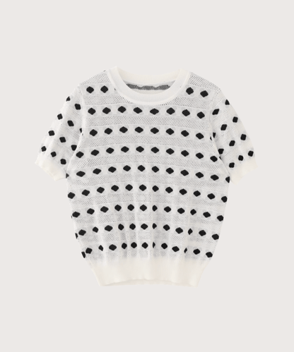 Dot Knit Top - LOVE POMME POMME