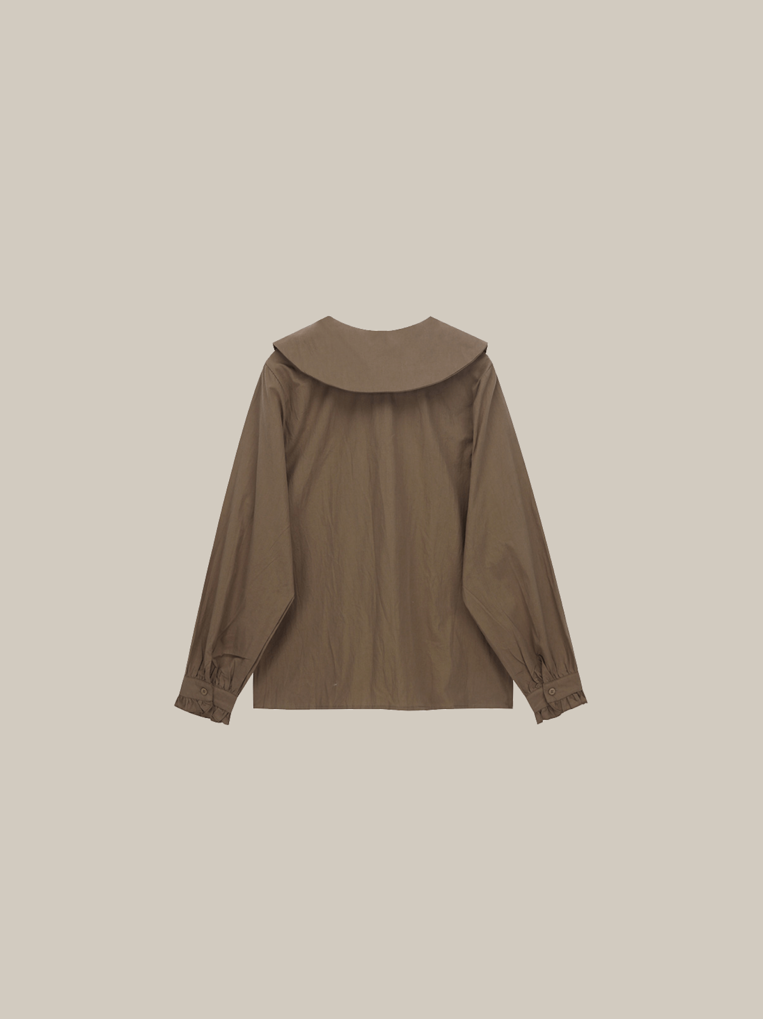 Double Collar Design Blouse - LOVE POMME POMME