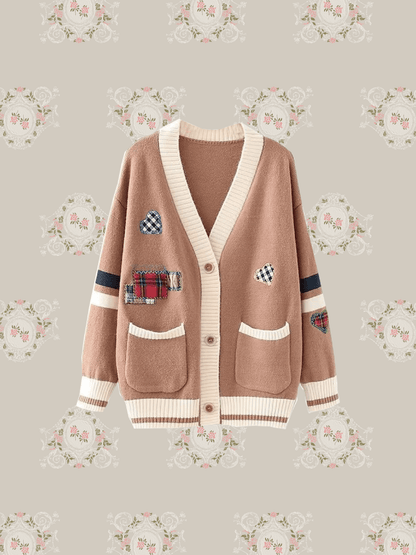 Double Pocket Knit Cardigan - LOVE POMME POMME