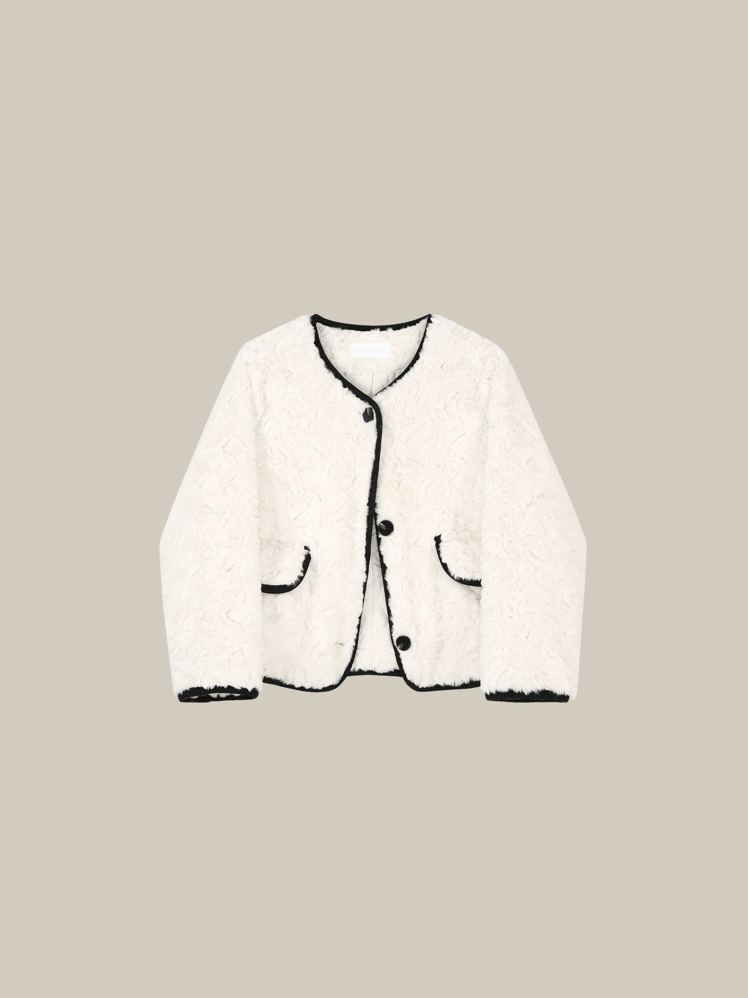 Elegant Line Fur Jacket - LOVE POMME POMME