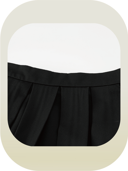 Elegant Pleats Skirt - LOVE POMME POMME