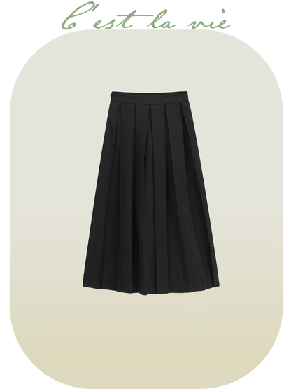 Elegant Pleats Skirt - LOVE POMME POMME