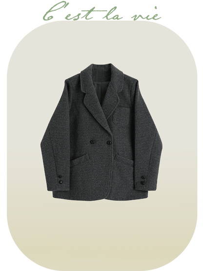 Elegant Pocket Coat - LOVE POMME POMME