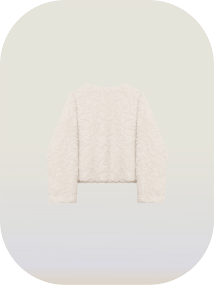 Elegant Style Buttoned Fur Jacket - LOVE POMME POMME