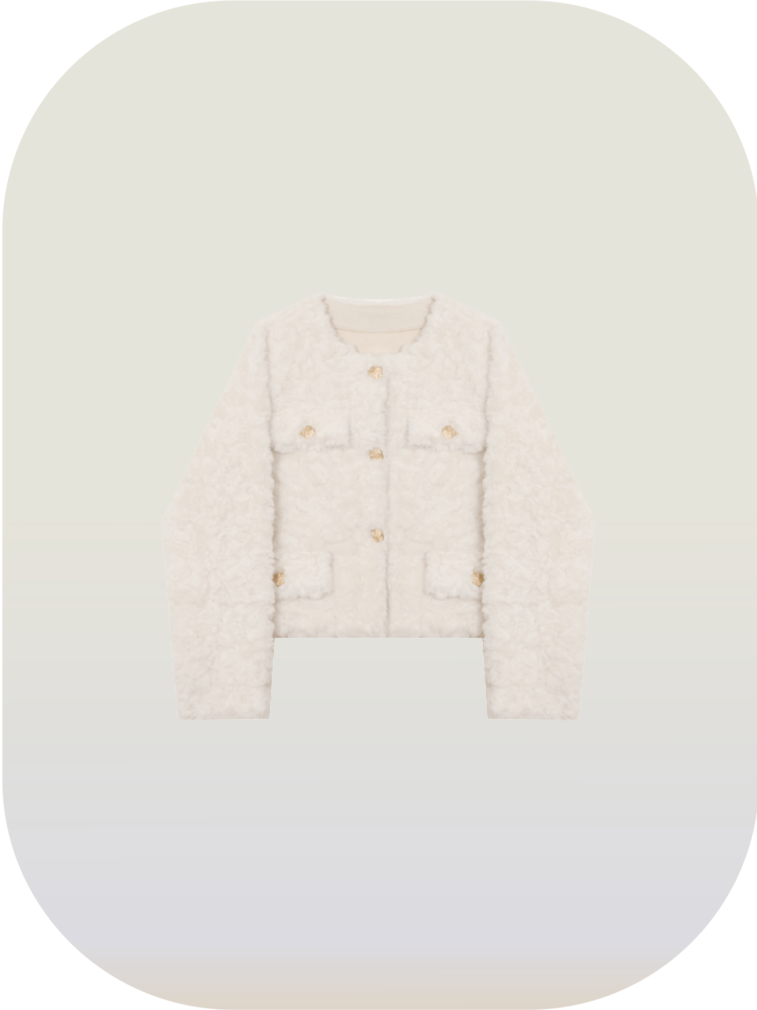 Elegant Style Buttoned Fur Jacket - LOVE POMME POMME