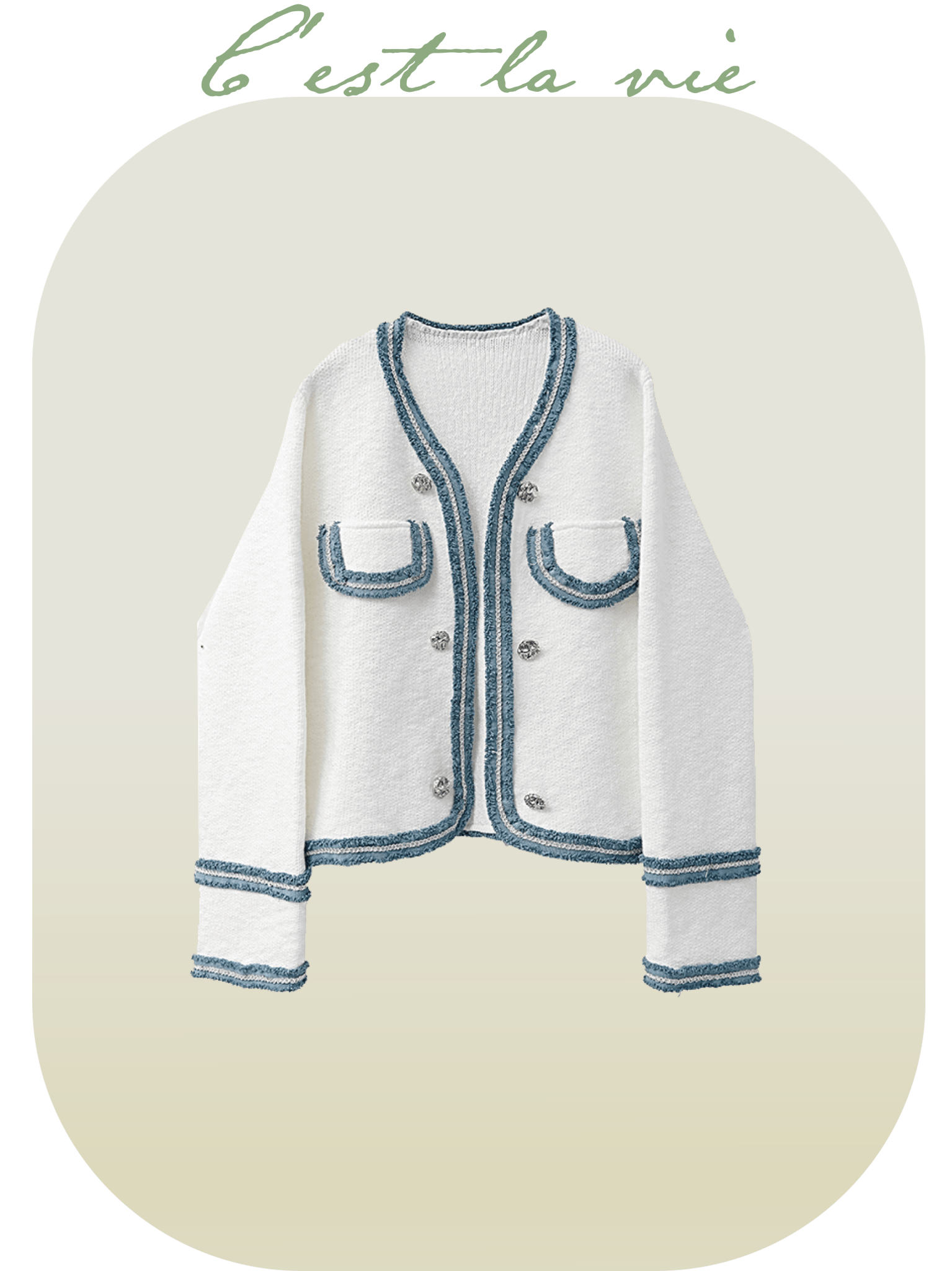 Elegant Style Pocket Cardigan - LOVE POMME POMME