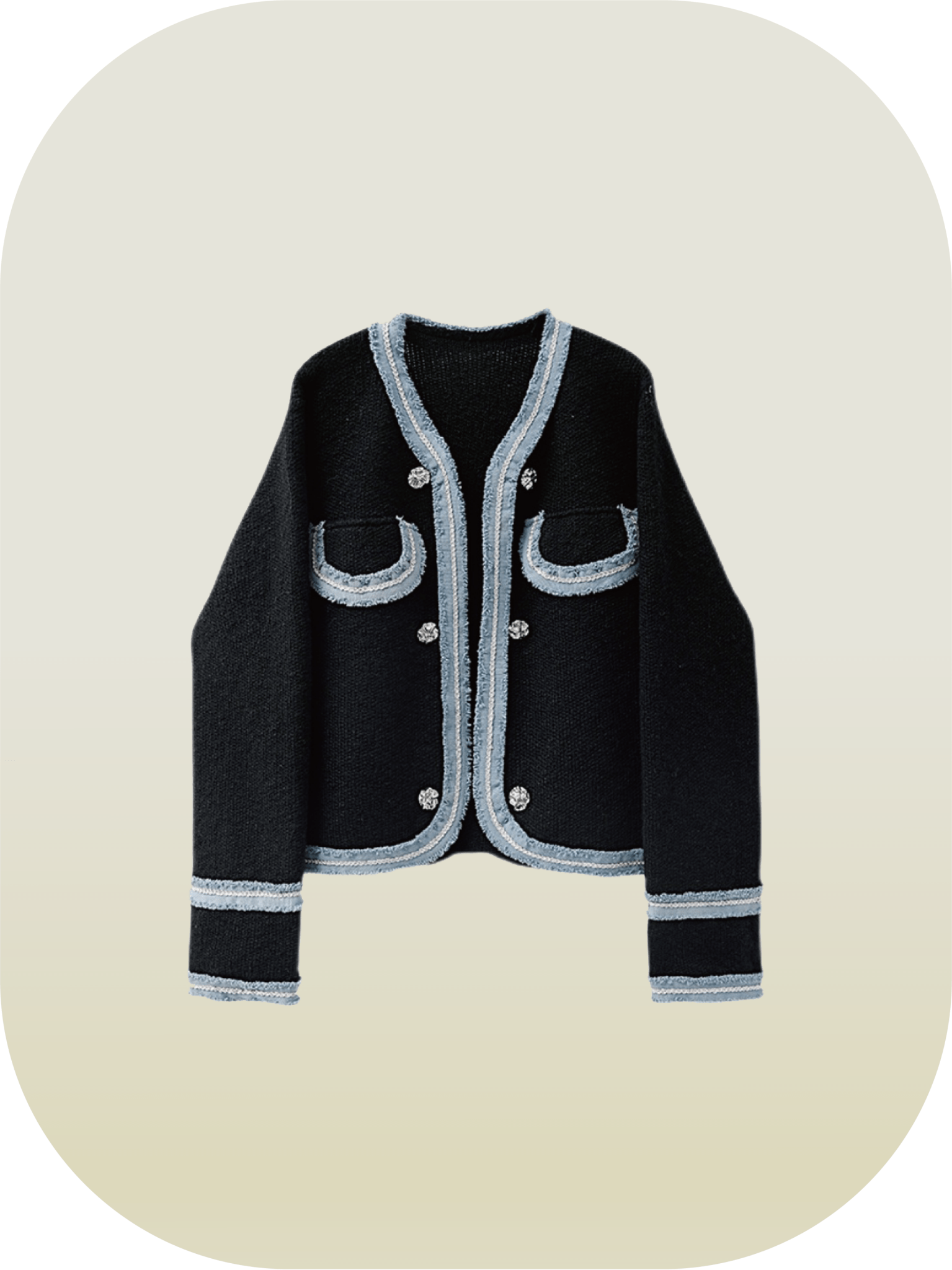 Elegant Style Pocket Cardigan - LOVE POMME POMME