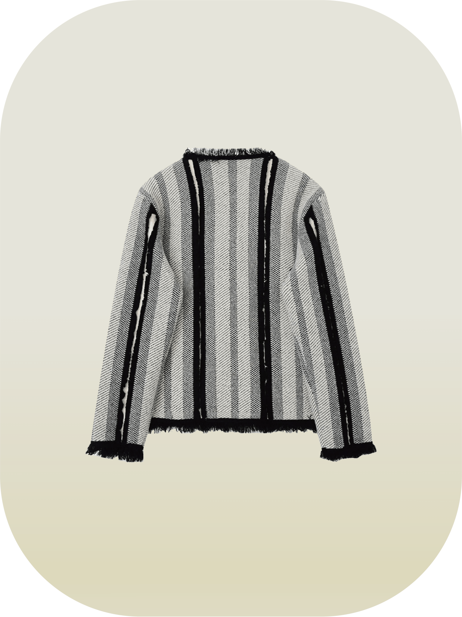 Elegant Style Stripe Jacket - LOVE POMME POMME